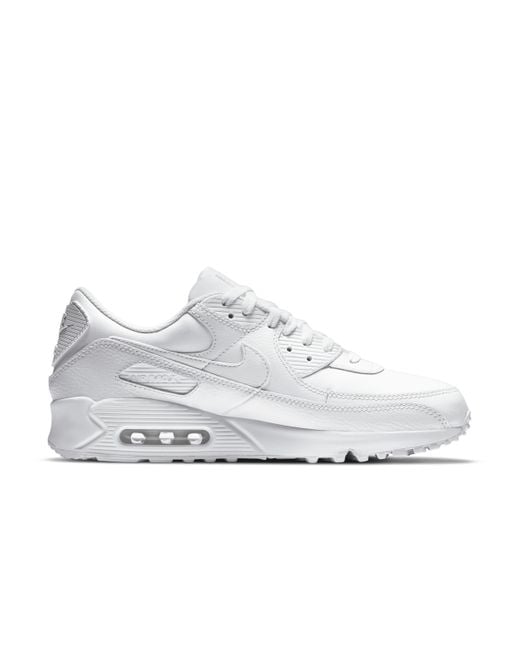 Nike White Air Max 90 Ltr Shoes Leather for men