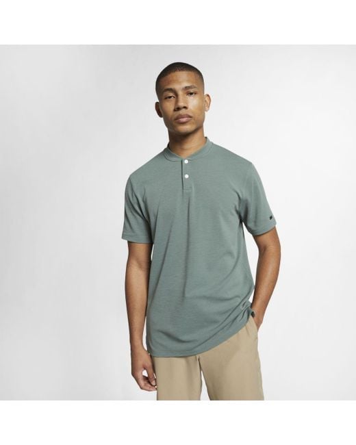 Nike Aeroreact Tiger Woods Vapor Golf Polo in Green for Men | Lyst