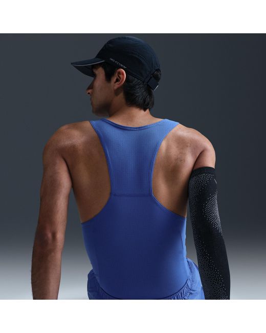 Nike Fast Hardloopsinglet Met Dri-Fit Voor in het Blue voor heren