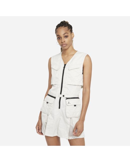 Mini-tuta Flightsuit Jordan HeatwaveNike in Materiale sintetico di colore  Bianco | Lyst
