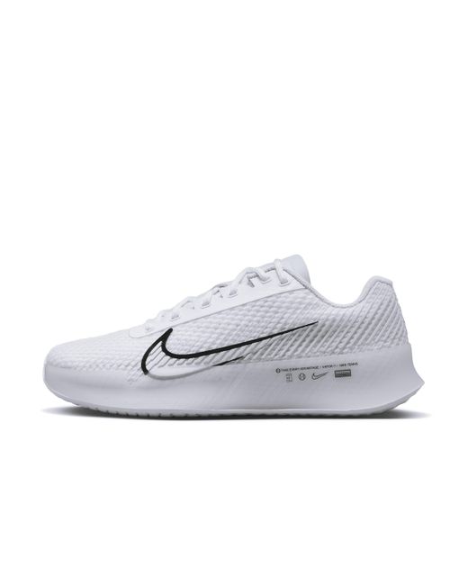 Nike Court Air Zoom Vapor 11 Hard Court Tennis Shoes In White,