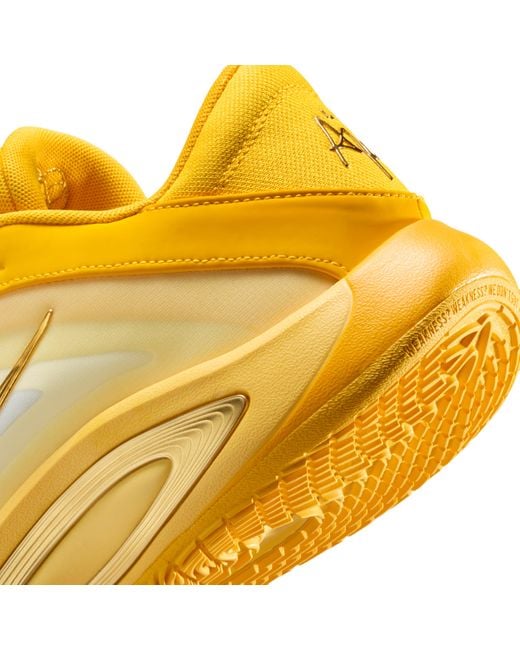 Nike Yellow A'One "Sunshine" A'Ja Wilson Basketball Shoes