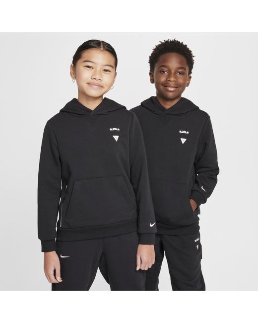 Nike Lebron Standard Issue Older Kids Dri Fit Basketball Hoodie in Black Lyst UK