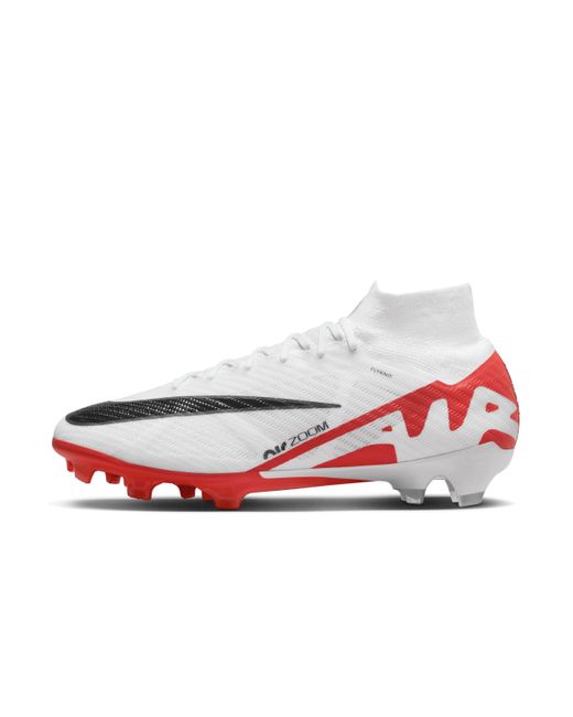 red mercurial soccer cleats