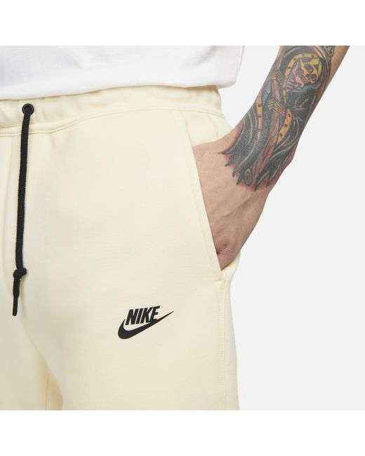 Nike White Sportswear Tech Fleece joggers 50% Sustainable Blends for men