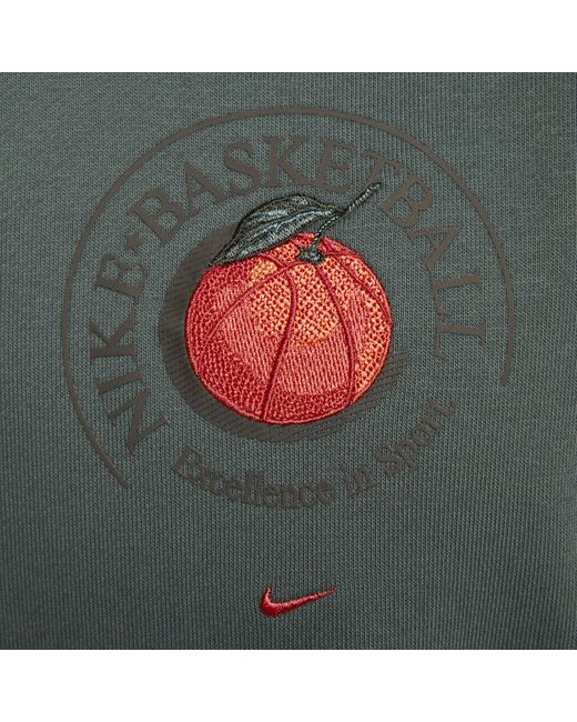 Nike Gray Standard Issue Dri-fit Basketball Pullover Hoodie for men