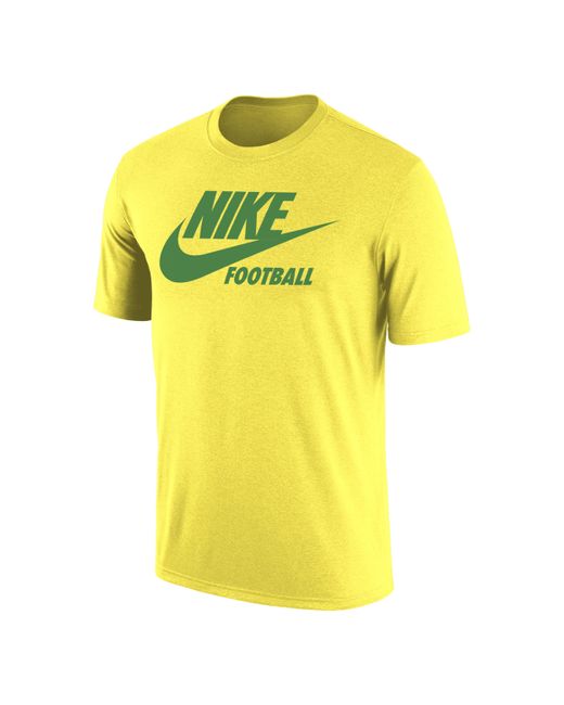 men yellow nike shirt