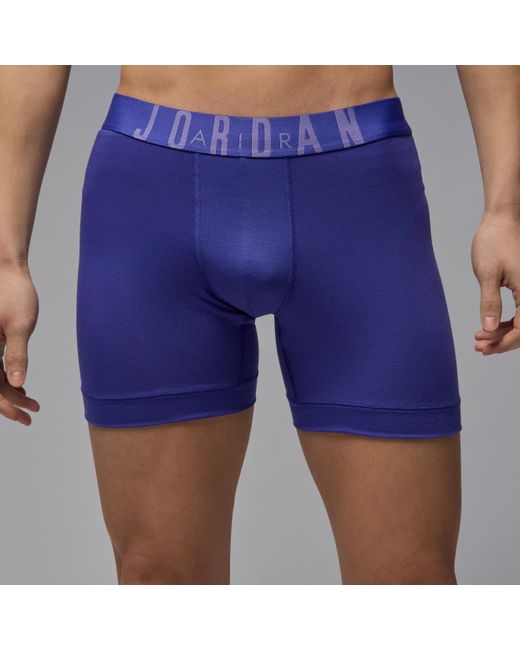 Nike Blue Flight Modal Boxer Briefs (3-Pack) for men
