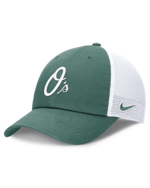 Nike Green Milwaukee Brewers Bicoastal Club Mlb Trucker Adjustable Hat