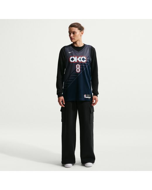 Nike Blue Jalen Williams Oklahoma City Thunder City Edition Nba Swingman Jersey for men