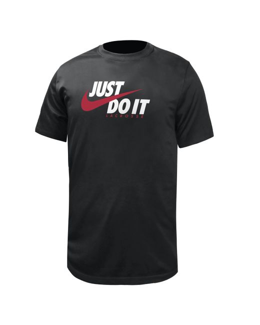 Nike Black Dri-fit Lacrosse T-shirt for men