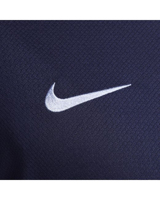 Nike Blue Fff Strike Dri-fit Football Short-sleeve Knit Top 50% Recycled Polyester for men