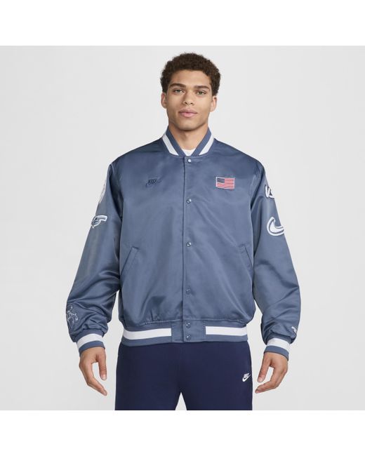 Nike Dugout Loose Satin Jacket 'Black' FQ7970-010