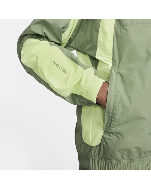 Nike Green Nocta Nylon Track Jacket for men