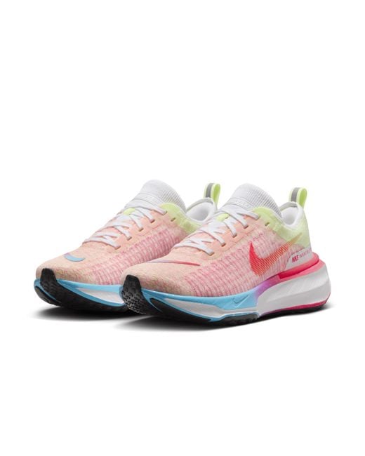 Nike Pink Invincible 3 Road Running Shoes