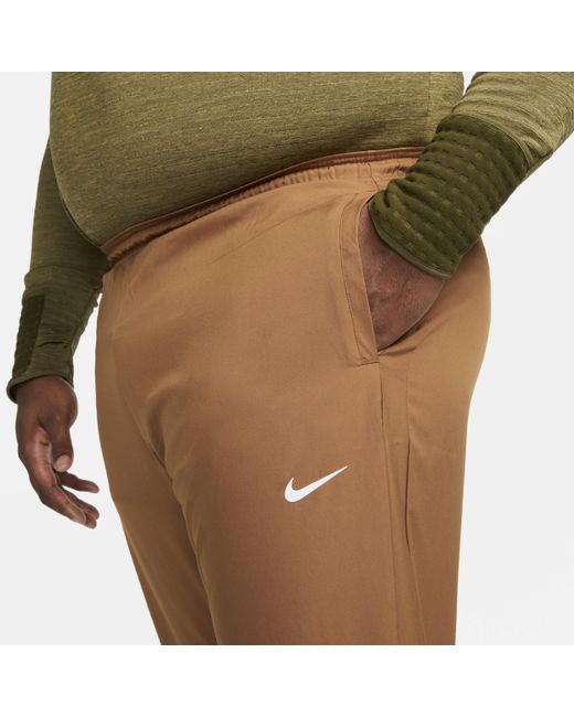 Nike Dri-fit Challenger Woven Running Pants In Brown, in Natural for Men |  Lyst