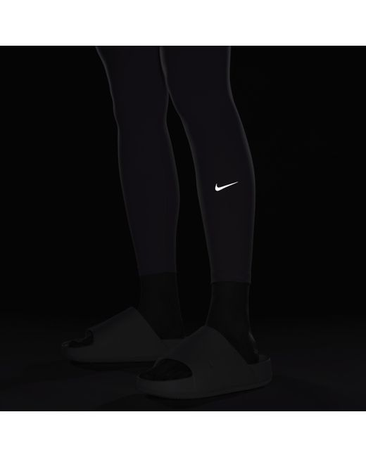Nike Purple One High-waisted Full-length Leggings