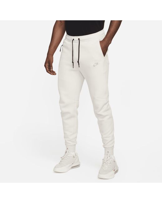 Nike White Sportswear Tech Fleece joggers Cotton for men
