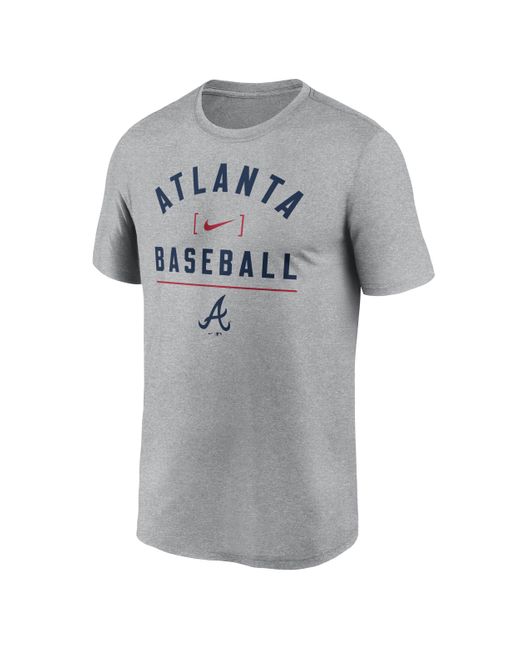 Nike Gray Detroit Tigers Arch Baseball Stack Dri-fit Mlb T-shirt for men