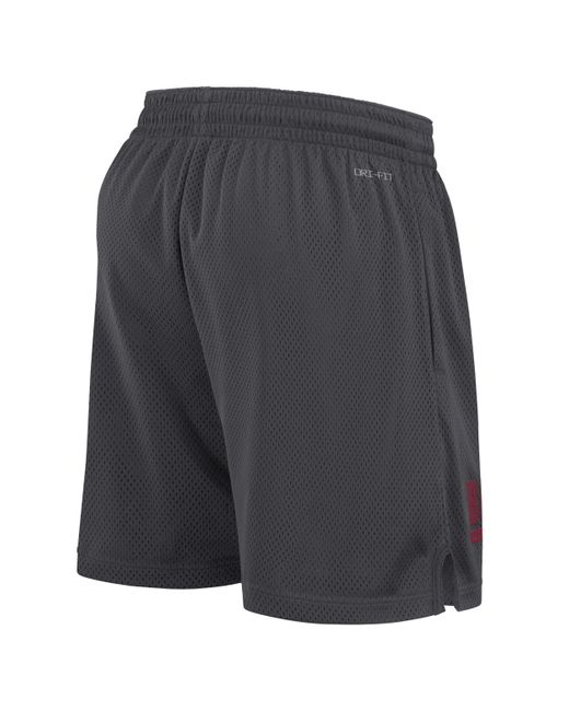 Nike Men's Gray Alabama Sideline Dri-Fit College Shorts