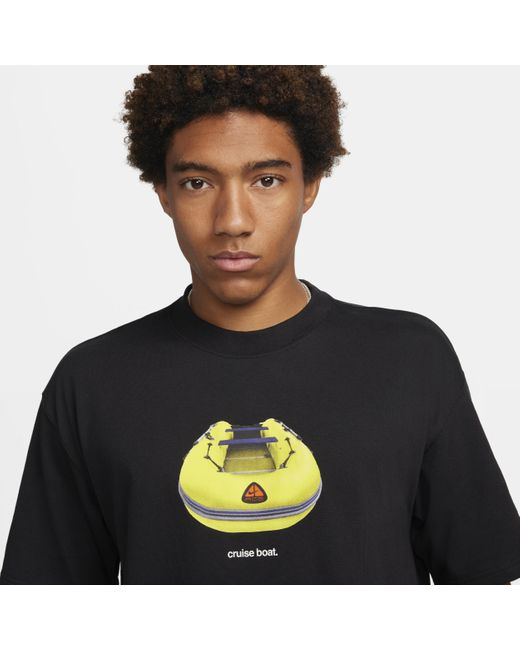 Nike Acg 'cruise Boat' Dri-fit T-shirt in het Black voor heren