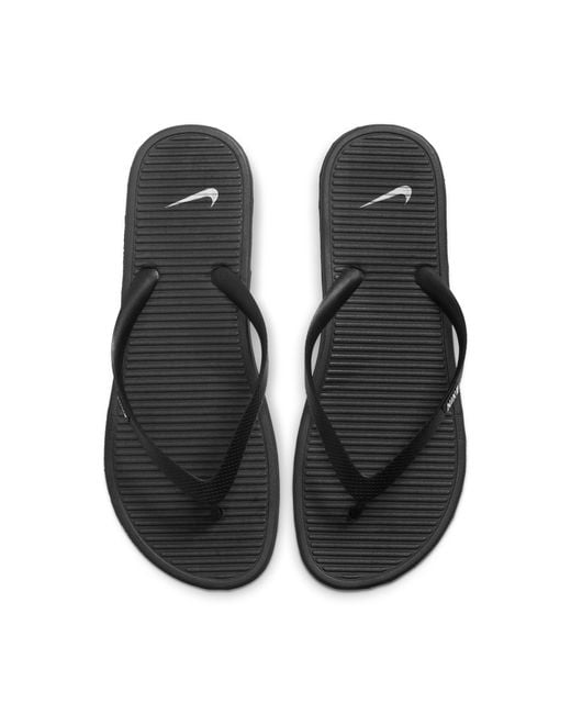 Nike Black Solarsoft Thong Sandal for men