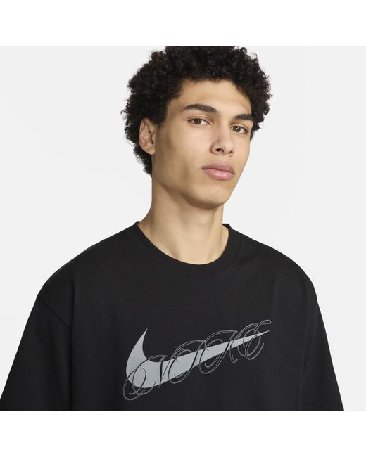 T-shirt da basket max90 di Nike in Black da Uomo
