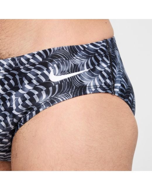 Nike Blue Swim Hydrastrong Briefs for men