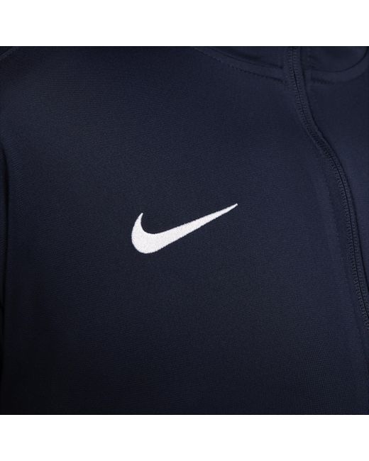 Nike Blue Usmnt Strike Dri-fit Soccer Hooded Track Jacket for men