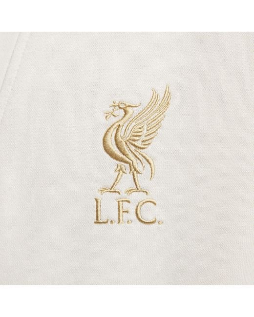 Nike White Lebron James X Liverpool F.c. Standard Issue Dri-fit 1/4-zip Basketball Top Polyester for men