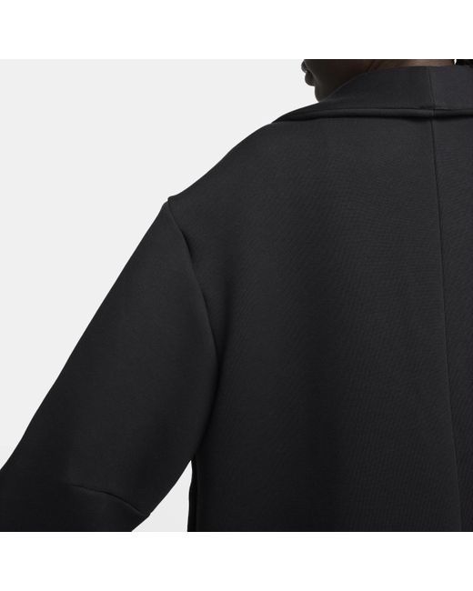 Nike Black Sportswear Tech Fleece Oversized Duster Jacket