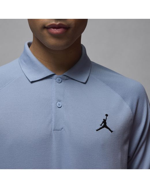 Nike Blue Jordan Dri-fit Sport Golf Polo Polyester for men