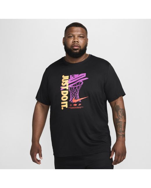Nike Dri Fit Basketball T Shirt in Black for Men Lyst