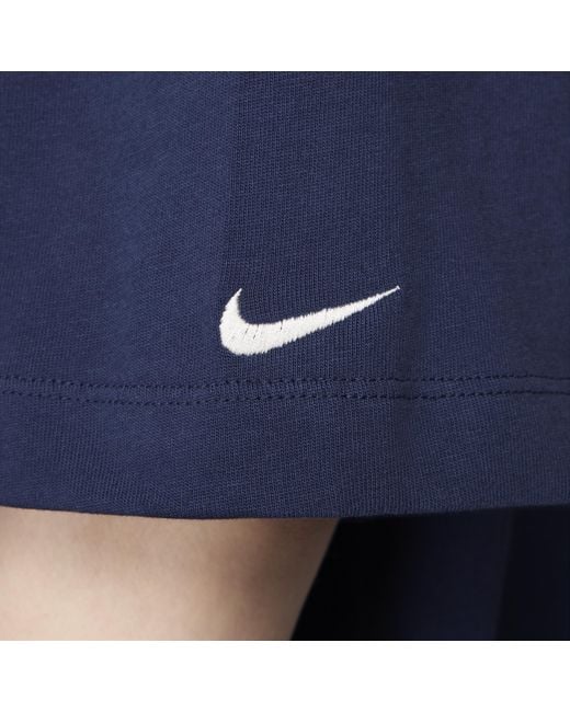 Nike Blue Sportswear Essential Oversized T-shirt