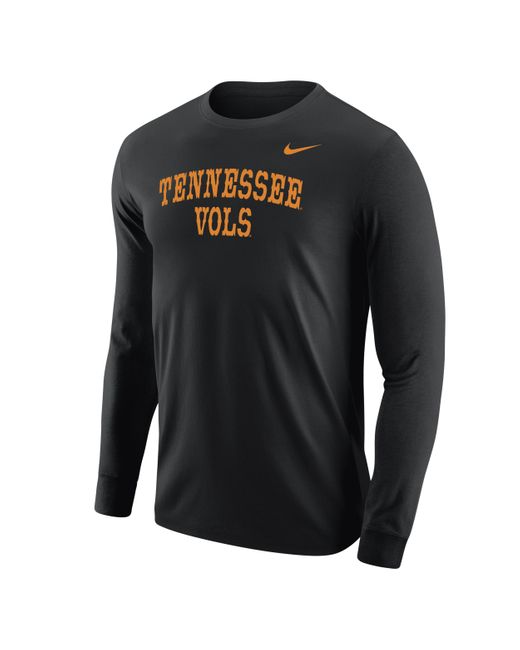Nike Black Tennessee College Long-sleeve T-shirt for men