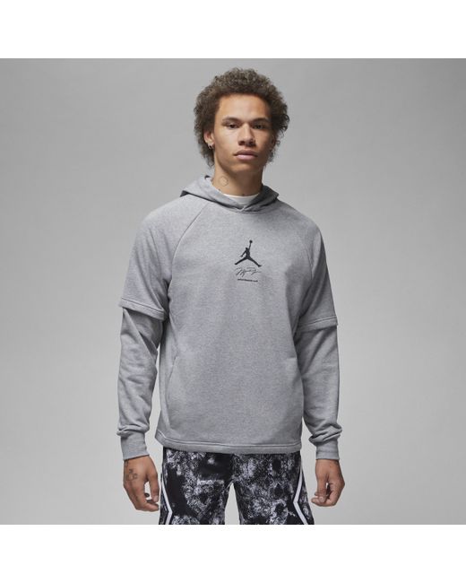 Nike Jordan Dri-fit Sport Breakfast Club Graphic Fleece Pullover Hoodie ...