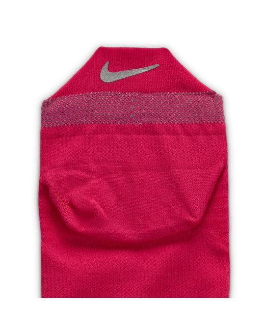 Nike Pink Spark Lightweight No-Show Running Socks