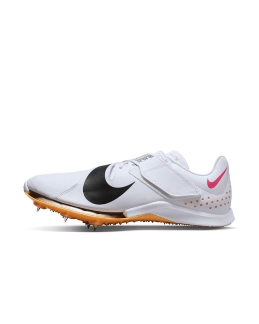 Nike Unisex Air Zoom Lj Elite Track & Field Jumping Spikes In White, Lyst