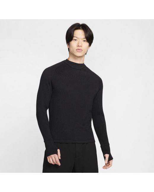 Nike Black Every Stitch Considered Long-sleeve Computational Knit Top for men