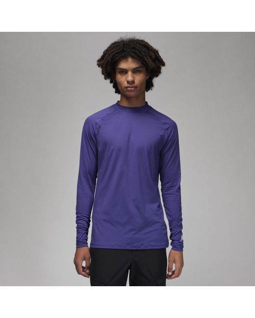 Nike Jordan Dri-fit Sport Long-sleeve Golf Top in Purple for Men | Lyst UK