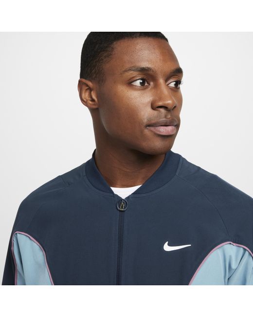 Nike Blue Court Advantage Dri-Fit Tennis Jacket for men