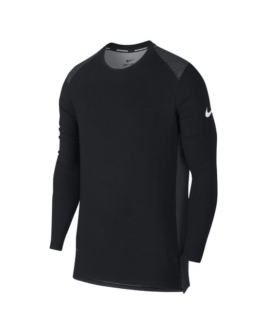 Nike Dry Hyper Elite Men's Long Sleeve Basketball Top in Black for Men |  Lyst