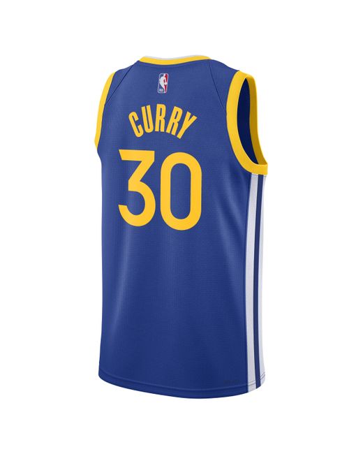 Nike Blue Golden State Warriors Icon Edition 2022/23 Dri-fit Nba Swingman Jersey 50% Recycled Polyester for men