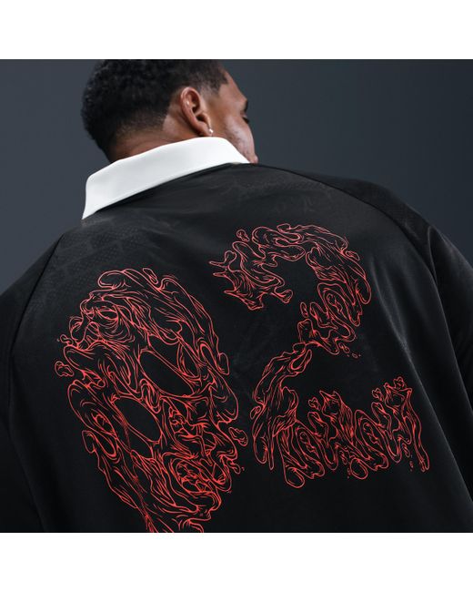 Nike Black Sb Dri-Fit Jacquard Skate Jersey for men