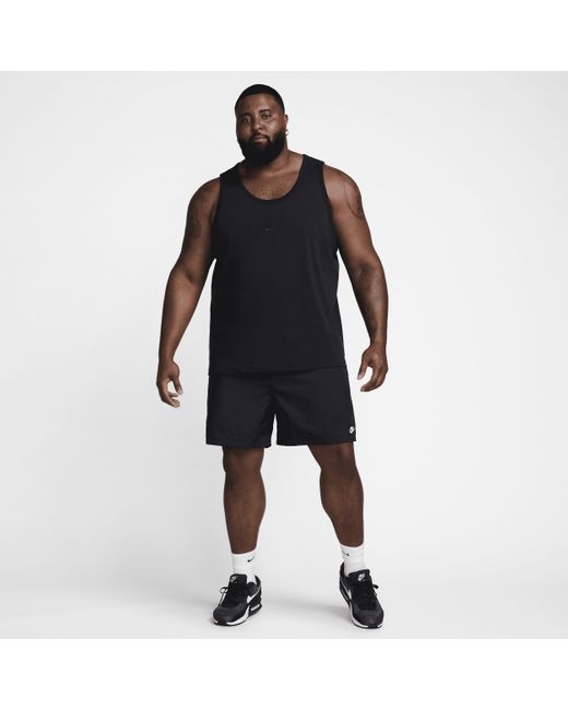 Nike Black Sportswear Premium Essentials Tank Top Cotton for men