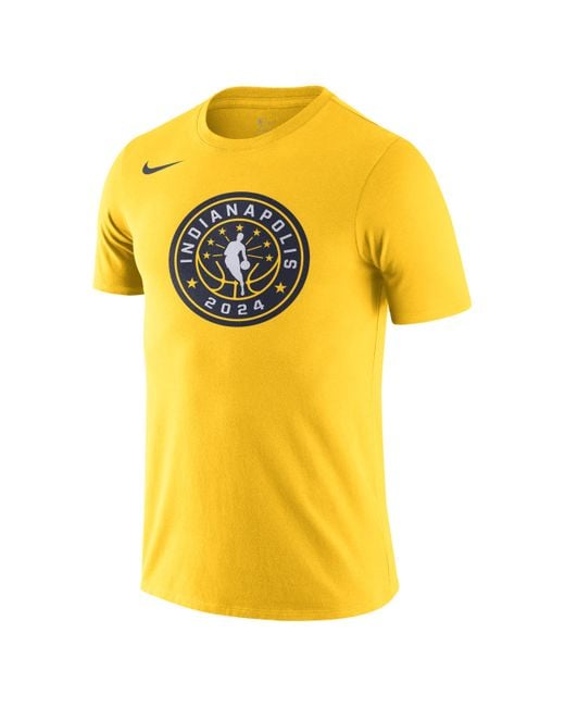 Nike Team 31 All-star Weekend Essential Nba-shirt Met Ronde Hals in het Yellow voor heren