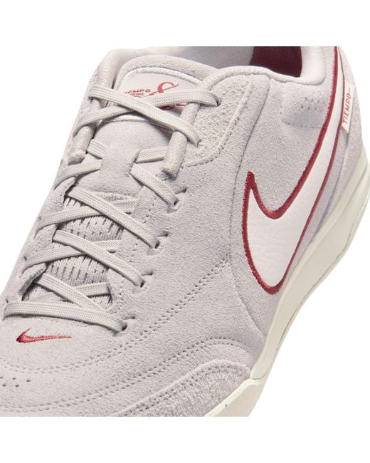 Nike Pink Tiempo Streetgato Prm Indoor/Court Low-Top Soccer Shoes for men