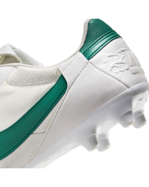 Nike Green Premier 3 Fg Low-top Soccer Cleats