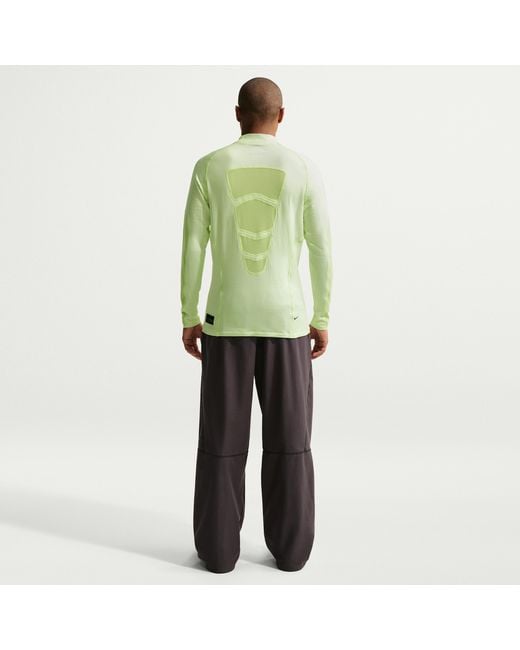Nike Green Tech Base Layer Long Sleeve Top for men
