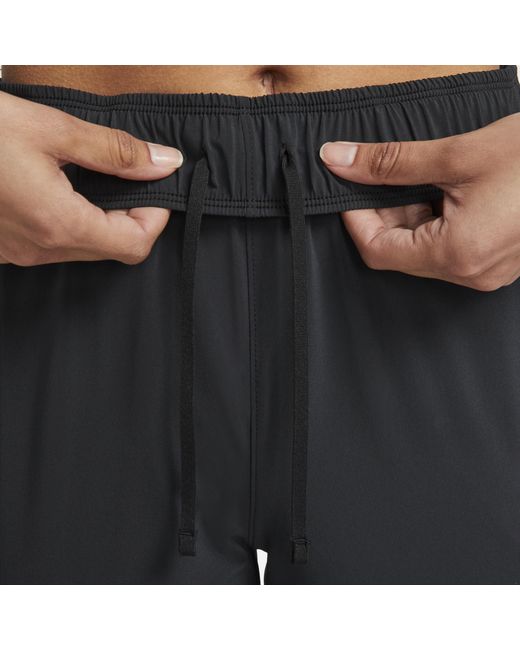 Nike Black Dri-Fit Fast Mid-Rise 7/8 Running Trousers